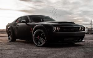 Dodge Challenger SRT Demon on Vossen Wheels (HF-1) 2019 года